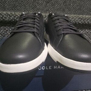 Cole Haan Womens Black and White Sneakers